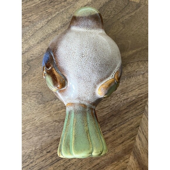 Chubby Sparrow Ceramic Pottery Bird Multicolored Bird Lovers Modern Farmhouse - Picture 7 of 11